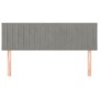 Cabeceros 2 unidades terciopelo gris claro 72x5x78/88 cm de , Cabeceros y pies de cama - Ref: Foro24-346250, Precio: 65,80 €,...