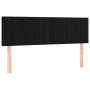 Cabeceros 2 unidades terciopelo negro 72x5x78/88 cm de , Cabeceros y pies de cama - Ref: Foro24-346252, Precio: 57,72 €, Desc...