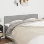 Headboards 2 units of light gray fabric 100x5x78/88 cm by , Headboards and footboards - Ref: Foro24-346284, Price: 54,61 €, D...