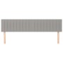 Cabeceros 2 unidades de tela gris claro 100x5x78/88 cm de , Cabeceros y pies de cama - Ref: Foro24-346284, Precio: 51,85 €, D...