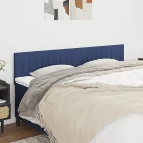 Headboards 2 units of blue fabric 100x5x78/88 cm by , Headboards and footboards - Ref: Foro24-346290, Price: 60,42 €, Discoun...