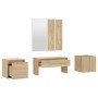 Juego de muebles de recibidor madera contrachapada roble Sonoma de , Armarios roperos - Ref: Foro24-3082065, Precio: 137,21 €...