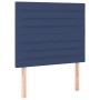 Cabeceros 2 unidades de tela azul 90x5x78/88 cm de , Cabeceros y pies de cama - Ref: Foro24-3116460, Precio: 62,18 €, Descuen...