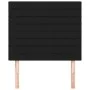 Headboards 2 units of black fabric 80x5x78/88 cm by , Headboards and footboards - Ref: Foro24-3116448, Price: 71,14 €, Discou...