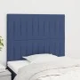 Headboards 2 units of blue fabric 80x5x78/88 cm by , Headboards and footboards - Ref: Foro24-3116550, Price: 61,02 €, Discoun...