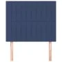 Headboards 2 units of blue fabric 80x5x78/88 cm by , Headboards and footboards - Ref: Foro24-3116550, Price: 61,02 €, Discoun...