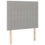 Headboards 2 units of light gray fabric 80x5x78/88 cm by , Headboards and footboards - Ref: Foro24-3116544, Price: 55,67 €, D...