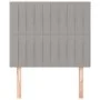 Headboards 2 units of light gray fabric 80x5x78/88 cm by , Headboards and footboards - Ref: Foro24-3116544, Price: 55,67 €, D...