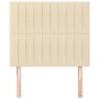 Cabeceros 2 unidades de tela color crema 100x5x78/88 cm de , Cabeceros y pies de cama - Ref: Foro24-3116565, Precio: 74,95 €,...
