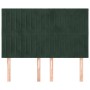 Cabeceros 4 unidades terciopelo verde oscuro 72x5x78/88 cm de , Cabeceros y pies de cama - Ref: Foro24-3116621, Precio: 114,3...