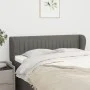 Kopfteil aus dunkelgrauem Stoff, 147 x 23 x 78/88 cm von , Kopf- und Fußteile - Ref: Foro24-3117381, Preis: 79,70 €, Rabatt: %