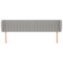 Cabecero de tela gris claro 163x23x78/88 cm de , Cabeceros y pies de cama - Ref: Foro24-3117388, Precio: 75,40 €, Descuento: %