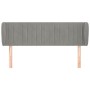 Cabecero de terciopelo gris claro 147x23x78/88 cm de , Cabeceros y pies de cama - Ref: Foro24-3117430, Precio: 82,23 €, Descu...