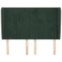 Headboard with dark green velvet ears 147x23x118/128cm by , Headboards and footboards - Ref: Foro24-3118245, Price: 138,23 €,...