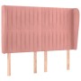 Cabecero con orejas de terciopelo rosa 147x23x118/128 cm de , Cabeceros y pies de cama - Ref: Foro24-3118247, Precio: 141,33 ...