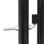 Puerta de valla de jardín negra 100x225 cm de vidaXL, Puertas de jardín - Ref: Foro24-141688, Precio: 199,69 €, Descuento: %