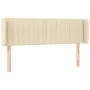 Kopfteil aus cremefarbenem Stoff, 147 x 16 x 78/88 cm von , Kopf- und Fußteile - Ref: Foro24-3119009, Preis: 63,19 €, Rabatt: %