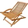 Tumbona de jardín con reposapiés de madera maciza de acacia de vidaXL, Tumbonas - Ref: Foro24-41806, Precio: 93,88 €, Descuen...