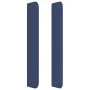 Headboard with blue fabric ears 103x16x118/128 cm by , Headboards and footboards - Ref: Foro24-3119814, Price: 71,41 €, Disco...