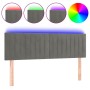Cabecero con LED de terciopelo gris claro 144x5x78/88 cm de , Cabeceros y pies de cama - Ref: Foro24-3121898, Precio: 68,43 €...