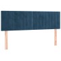 Cabecero con LED de terciopelo marrón oscuro 144x5x78/88 cm de , Cabeceros y pies de cama - Ref: Foro24-3121902, Precio: 66,6...
