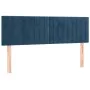 Dark brown velvet LED headboard 144x5x78/88 cm by , Headboards and footboards - Ref: Foro24-3121902, Price: 64,47 €, Discount: %