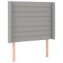 Cabecero con LED de tela gris claro 83x16x118/128 cm de , Cabeceros y pies de cama - Ref: Foro24-3124162, Precio: 79,32 €, De...