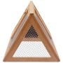 Conejera jaula de animales de madera de vidaXL, Jaulas y habitáculos para animales pequeños - Ref: Foro24-170345, Precio: 79,...