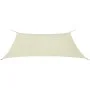 Toldo de vela rectangular HDPE 2x4m crema de vidaXL, Sombrillas - Ref: Foro24-42288, Precio: 27,99 €, Descuento: %
