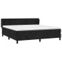 Cama box spring con colchón terciopelo negro 160x200 cm de , Camas y somieres - Ref: Foro24-3127561, Precio: 476,99 €, Descue...