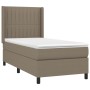 Cama box spring con colchón tela gris taupe 80x200 cm de , Camas y somieres - Ref: Foro24-3131549, Precio: 360,14 €, Descuent...