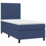 Cama box spring colchón y luces LED tela azul 80x200 cm de , Camas y somieres - Ref: Foro24-3134995, Precio: 361,90 €, Descue...