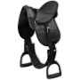 Set de montura de pony 10" negro de vidaXL, Monturas - Ref: Foro24-91179, Precio: 140,72 €, Descuento: %