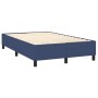 Cama box spring con colchón tela azul 120x200 cm de , Camas y somieres - Ref: Foro24-3136747, Precio: 473,18 €, Descuento: %