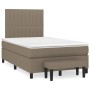 Cama box spring con colchón tela gris taupe 120x200 cm de , Camas y somieres - Ref: Foro24-3136745, Precio: 425,82 €, Descuen...