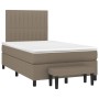 Cama box spring con colchón tela gris taupe 120x200 cm de , Camas y somieres - Ref: Foro24-3136745, Precio: 425,82 €, Descuen...