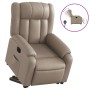 Sillón elevable eléctrico cuero artificial capuchino en Sillones | Comprar online en Foru.es