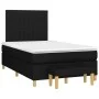 Box spring bed with black fabric mattress 120x200 cm by , Beds and slatted bases - Ref: Foro24-3137303, Price: 417,85 €, Disc...