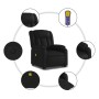 Sillón de masaje elevable eléctrico cuero sintético negro en Sillones | Comprar online en Foru.es