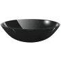 Black tempered glass sink 42 cm by vidaXL, Sinks - Ref: Foro24-142231, Price: 63,19 €, Discount: %