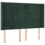 Box spring bed with mattress and LED dark green velvet 140x200cm by , Beds and slatted bases - Ref: Foro24-3139688, Price: 51...
