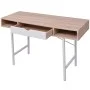 Escritorio con un cajón de roble y blanco de vidaXL, Escritorios - Ref: Foro24-20135, Precio: 82,21 €, Descuento: %