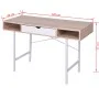 Escritorio con un cajón de roble y blanco de vidaXL, Escritorios - Ref: Foro24-20135, Precio: 82,21 €, Descuento: %