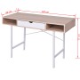 Escritorio con un cajón de roble y blanco de vidaXL, Escritorios - Ref: Foro24-20135, Precio: 89,59 €, Descuento: %