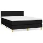 Box spring bed with black fabric mattress 140x200 cm by , Beds and slatted bases - Ref: Foro24-3140779, Price: 443,10 €, Disc...
