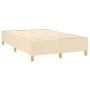 Cama box spring con colchón tela color crema 120x200 cm de , Camas y somieres - Ref: Foro24-3142486, Precio: 434,91 €, Descue...