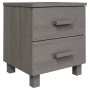 Mesita de noche HAMAR pino macizo gris claro 40x35x44,5 cm de vidaXL, Mesitas de noche - Ref: Foro24-340407, Precio: 45,19 €,...