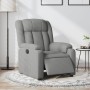 Sillón reclinable eléctrico tela gris claro en Sillones | Comprar online en Foru.es