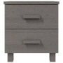 Mesita de noche HAMAR pino macizo gris claro 40x35x44,5 cm de vidaXL, Mesitas de noche - Ref: Foro24-340407, Precio: 45,19 €,...