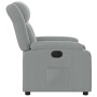 Sillón reclinable eléctrico tela gris claro en Sillones | Comprar online en Foru.es